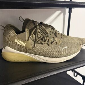 Puma Cell Vive Lux Men’s Athletic Running Shoes -Olive Green